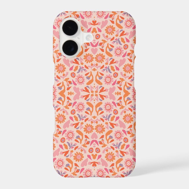 Flower pattern iphone case (Back)