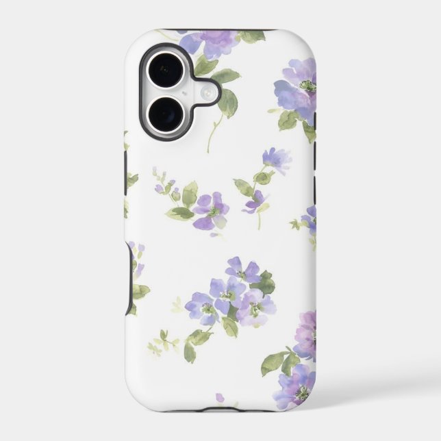 Flower pattern iphone case (Back)