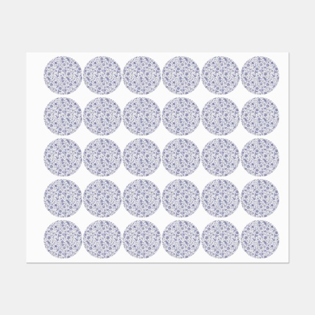 Flower pattern labels (Sheet)