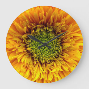 Flower Pattern Large Clock