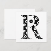 Flower Pattern Letter R (Front/Back)