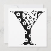 Flower Pattern Letter Y (Front)