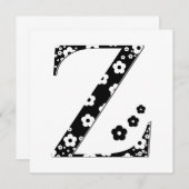 Flower Pattern Letter Z (Front/Back)
