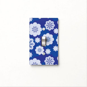 flower pattern light switch cover