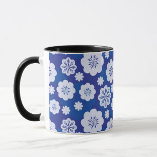 flower pattern mug