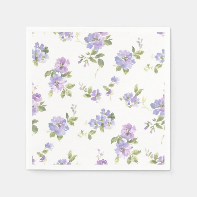 Flower pattern napkins (Front)