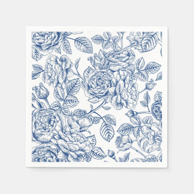 Flower pattern napkins (Front)