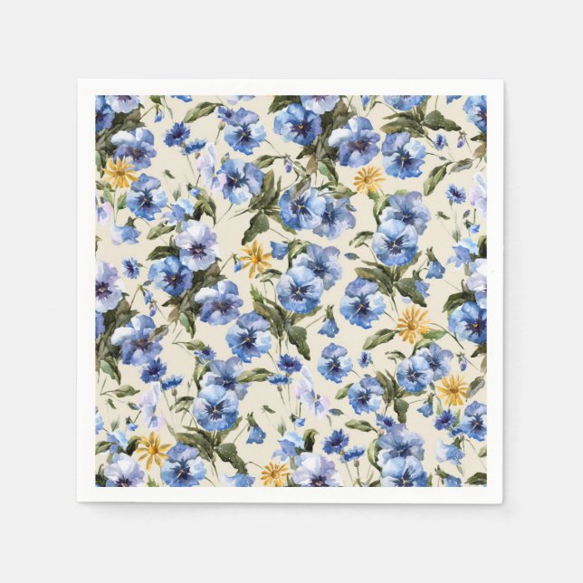 Flower pattern napkins (Front)