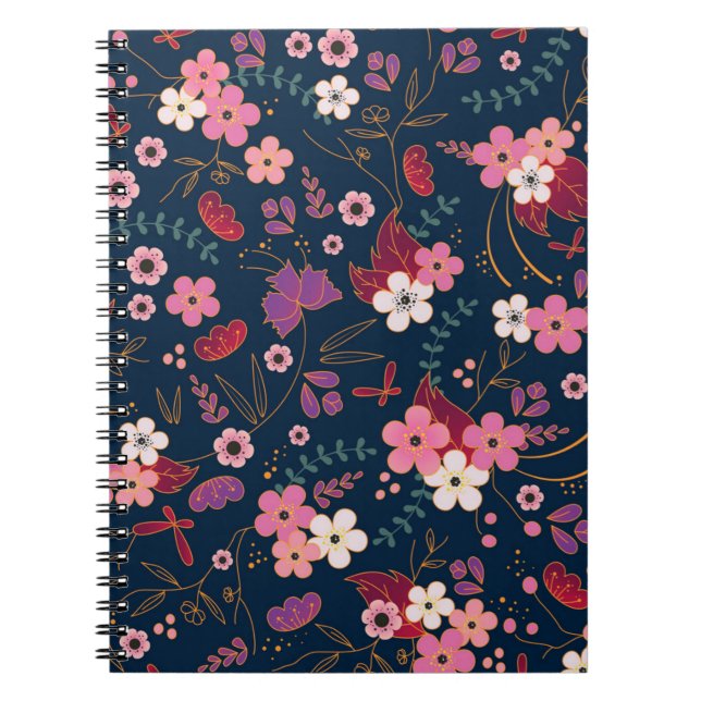 Flower pattern notebook (Front)