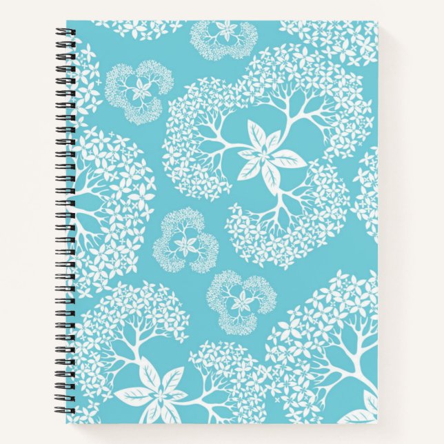 Flower pattern notebook (Front)