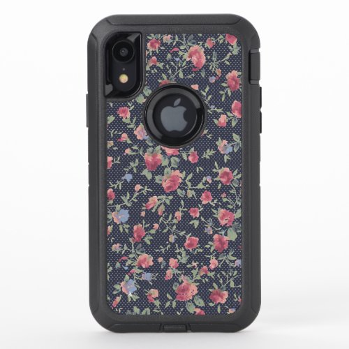Flower Pattern OtterBox Apple iPhone XR Defender C