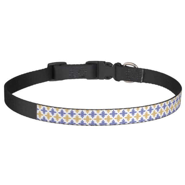 Flower Pattern Pet Collar (Front)