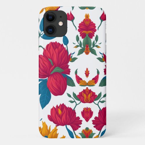 Flower pattern phone case