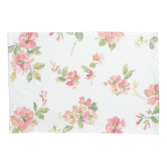 Flower pattern pillow case (Front)