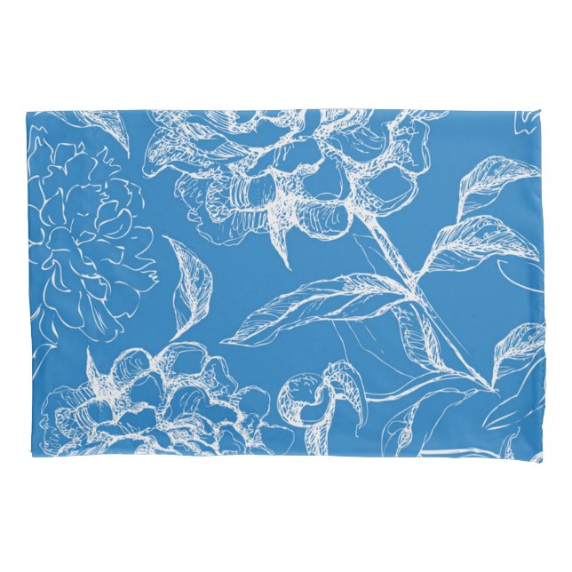 Flower pattern pillow case (Front)