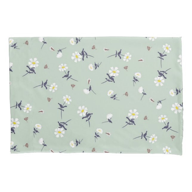 Flower pattern pillow case (Front)