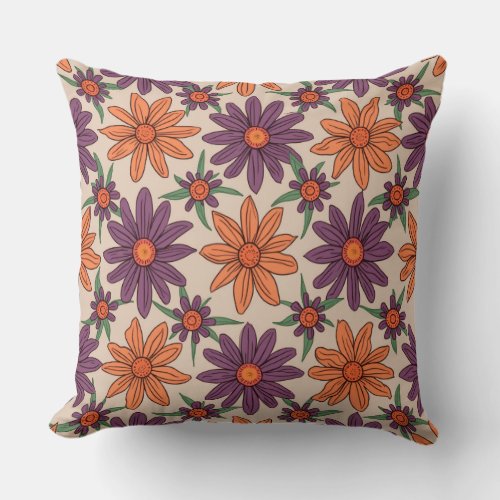 flower pattern pillow cushion