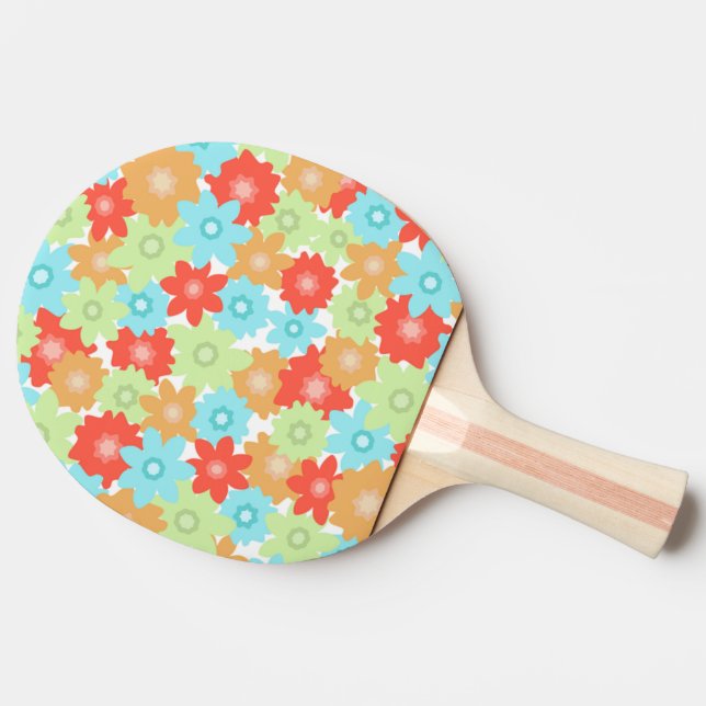 FLOWER PATTERN Ping-Pong PADDLE (Side)