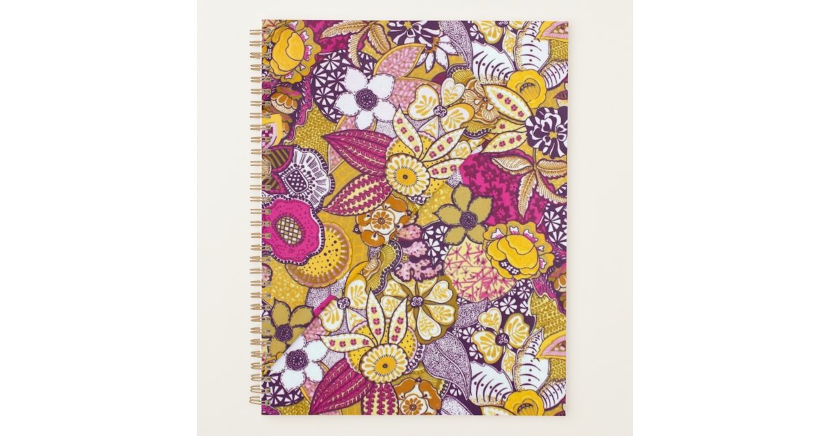 Flower pattern planner | Zazzle