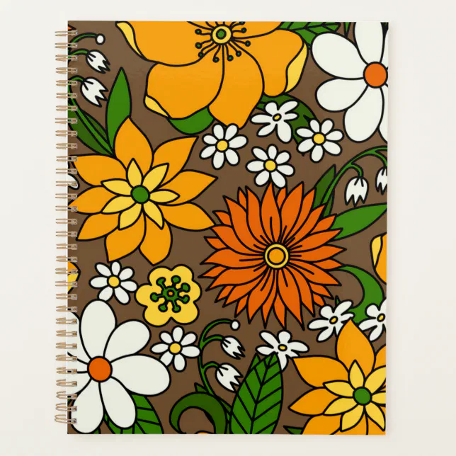 Rac Card Layout Flower pattern planner | Zazzle