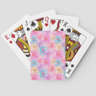 Flower Pattern Poker Cards