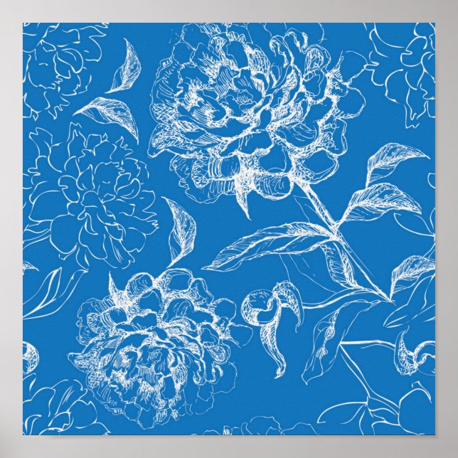 Flower pattern poster (Front)