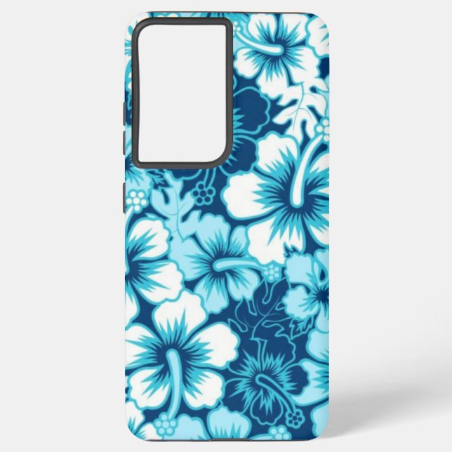 Flower pattern samsung galaxy case (Back)