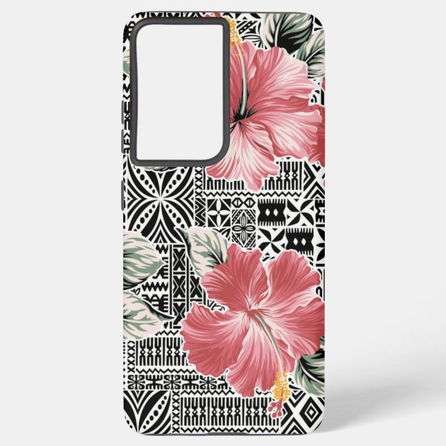 Flower pattern samsung galaxy case (Back)