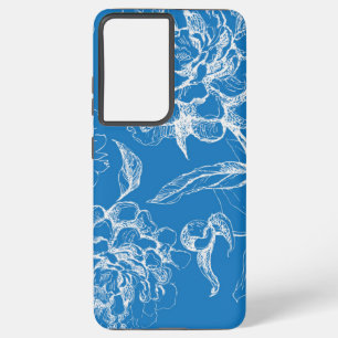 Flower pattern samsung galaxy s21 ultra case