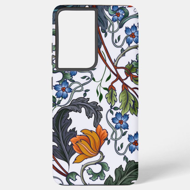 Flower pattern samsung galaxy case (Back)