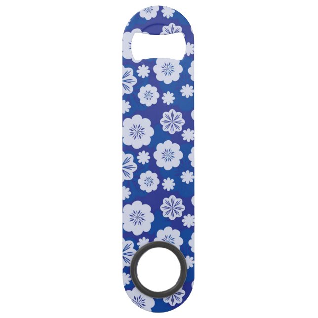 flower pattern speed bottle opener (Front)
