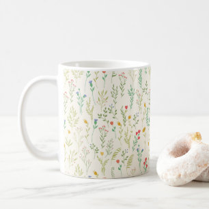 Flower Pattern Spring Floral Classic Coffee Mug