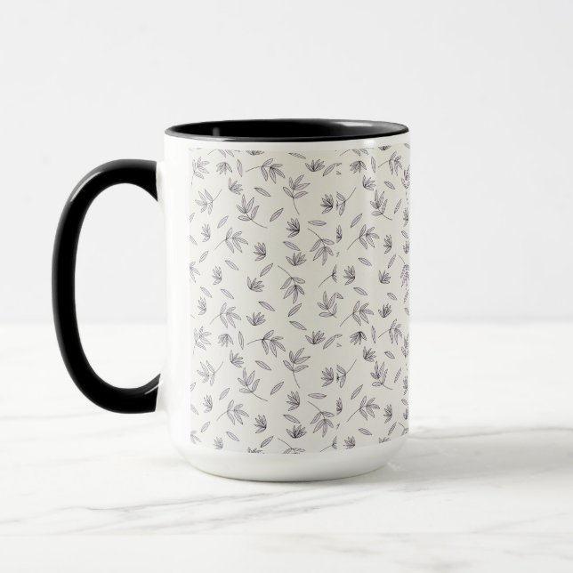 Flower Pattern Spring Floral Combo Mug (Left)