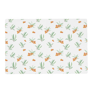 Flower Pattern Spring Floral Laminated Placemat