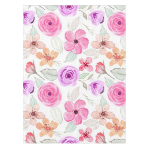 Flower pattern tablecloth