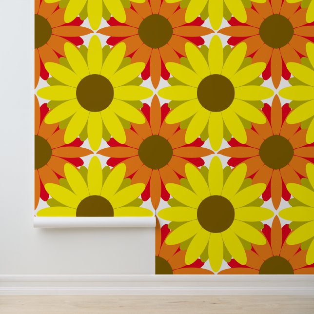 Flower Pattern Template Wallpaper (Application)