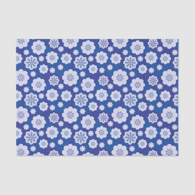 flower pattern tissue paper (Front)