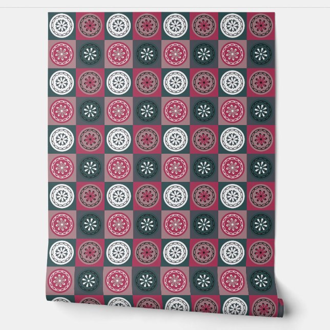 flower pattern wallpaper  (Unrolling)