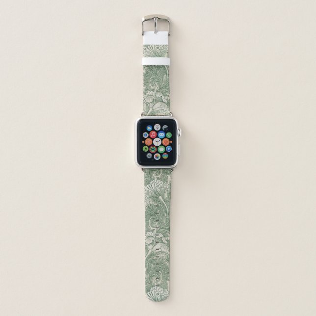Flower Pattern, William Morris Apple Watch Band (Front)