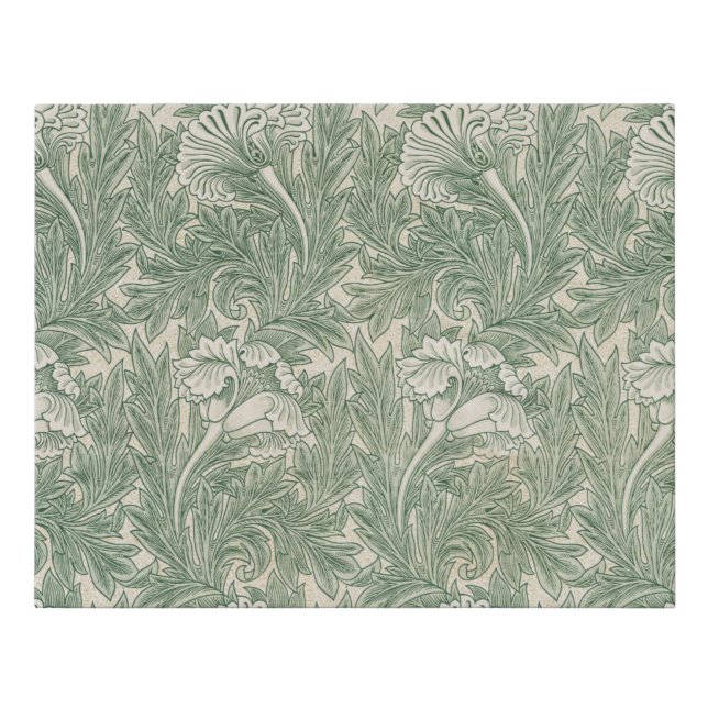 Flower Pattern, William Morris Faux Canvas Print (Front)