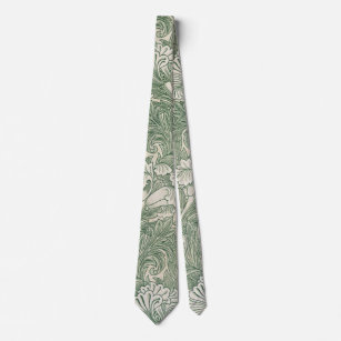 Flower Pattern, William Morris Neck Tie