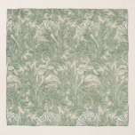 Flower Pattern, William Morris Scarf<br><div class="desc">William Morris (24 March 1834 – 3 October 1896) was a British textile designer, poet, novelist, translator, and socialist activist associated with the British Arts and Crafts Movement. He was a major contributor to the revival of traditional British textile arts and methods of production. His literary contributions helped to establish...</div>