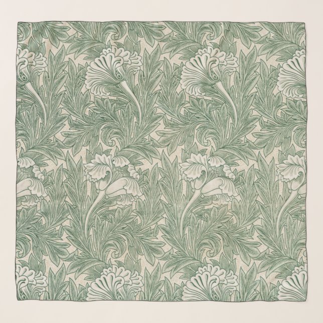 Flower Pattern, William Morris Scarf (Front)