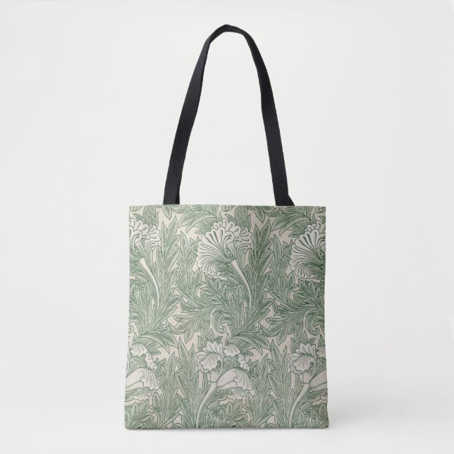 Flower Pattern, William Morris Tote Bag (Front)