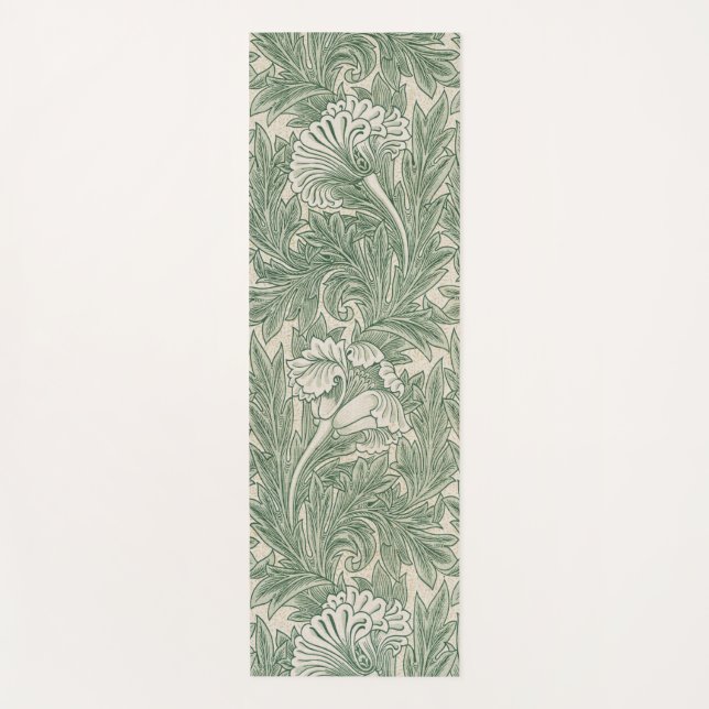 Flower Pattern, William Morris Yoga Mat (Front)