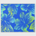 Cardboard Clock Patterns Flower pattern wrapping paper | Zazzle