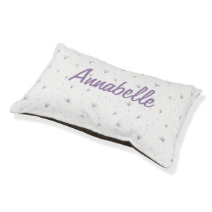 Flower Pet Bed Personalized Name