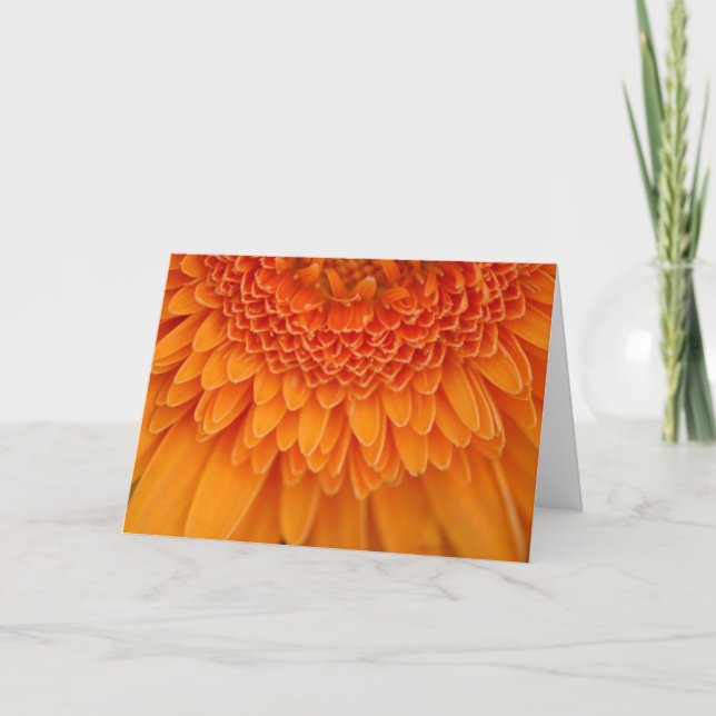 Flower Petal Thank You Card (Front)