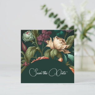 Flower Petals Save The Date