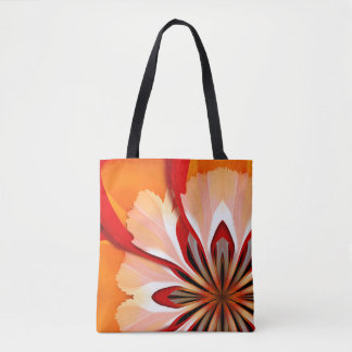 Flower petals tote bag